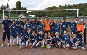 l' equipe U13/A  recoit PSG  pour le 3 e tour de la coupe departementale le 07  mars 