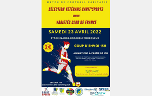 Le Variété Club de France à Fourqueux le 23 avril 