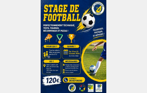 STAGE OCTOBRE 2026