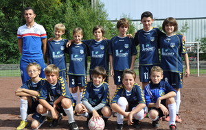 21/09 première photo officielle  des U 12 /13  ,  avant le  match contre Magnanville 
