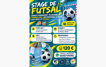 STAGE FUTSAL DECEMBRE 2026