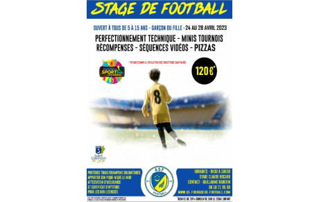 Stage d'avril 2023