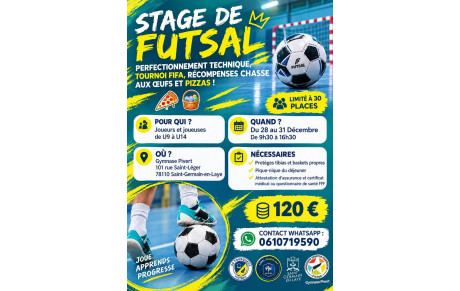 STAGE FUTSAL DECEMBRE 2026