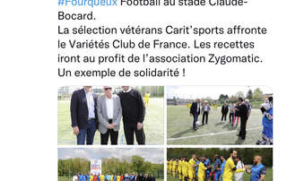Carit'sport / Variété Club de France pour l'association Zygomatic ( hôpital de St Germain en Laye ) 